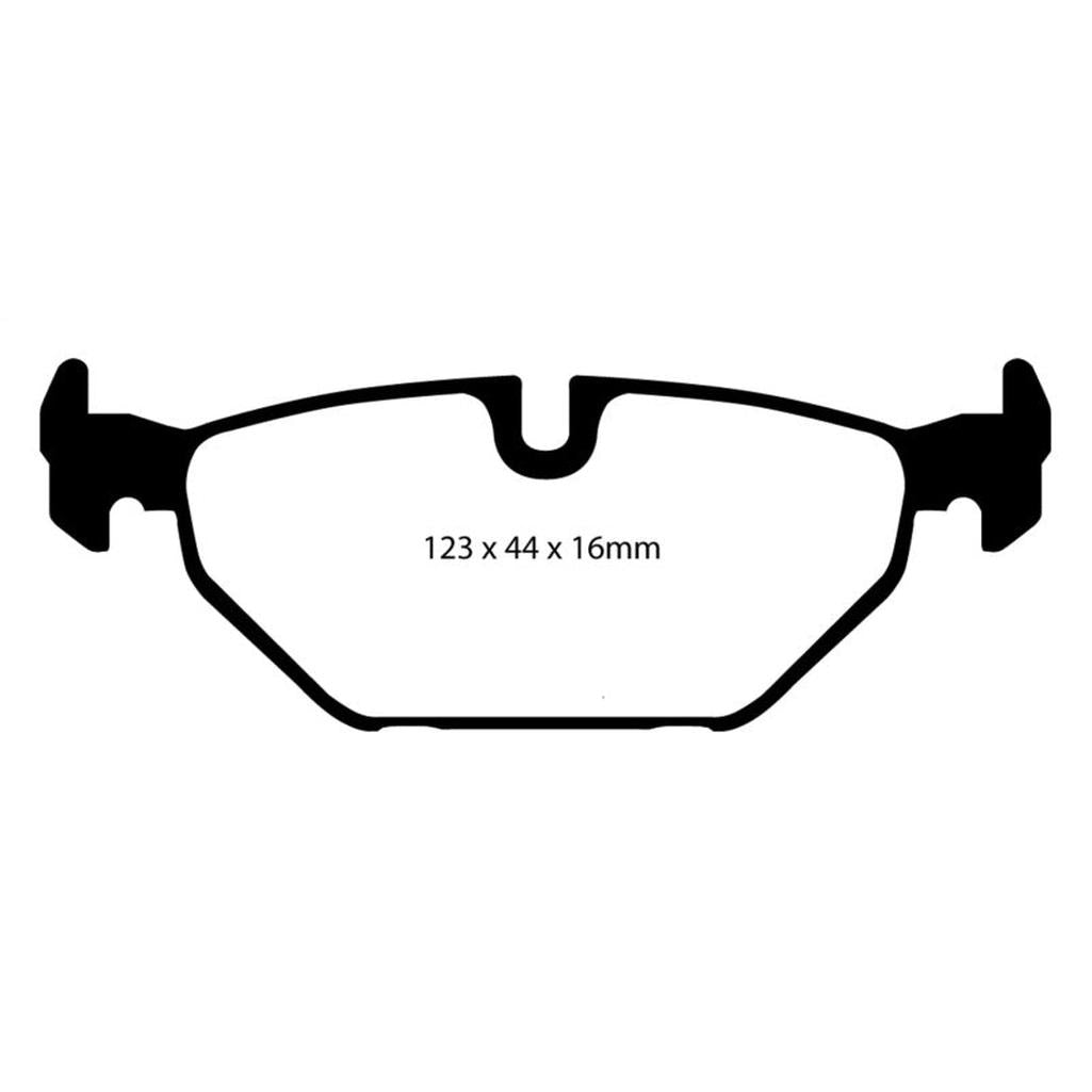 EBC Yellowstuff Rear Brake Pads for Saab 9-5 2001-2007 – High-Performance Street and Track Use