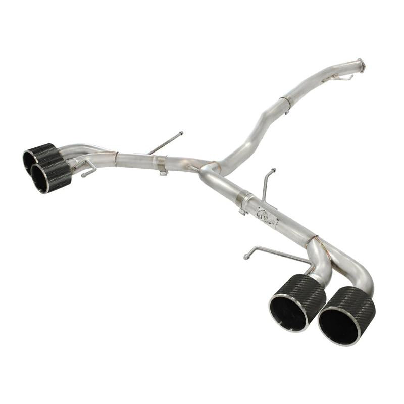 aFe Takeda 3in SS Exhaust Cat-Back 09-14 Nissan GTR V6 3.8L Carbon Fiber Tips-SR1 Performance
