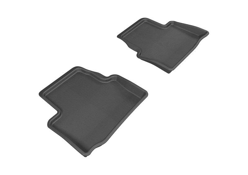 3D MAXpider 2013-2019 Cadillac ATS/ATS-V Kagu 2nd Row Floormats - Black-SR1 Performance
