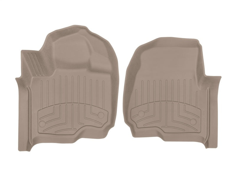 WeatherTech 2018+ Lincoln Navigator Front FloorLiner HP - Tan | Custom Fit, High Performance Vehicle Carpet Protector