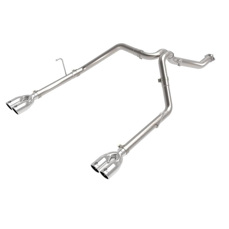 aFe Vulcan Series 3in 304SS Cat-Back 21 Jeep Gladiator V6-3.0L (td) - Dual Polished Tip-SR1 Performance