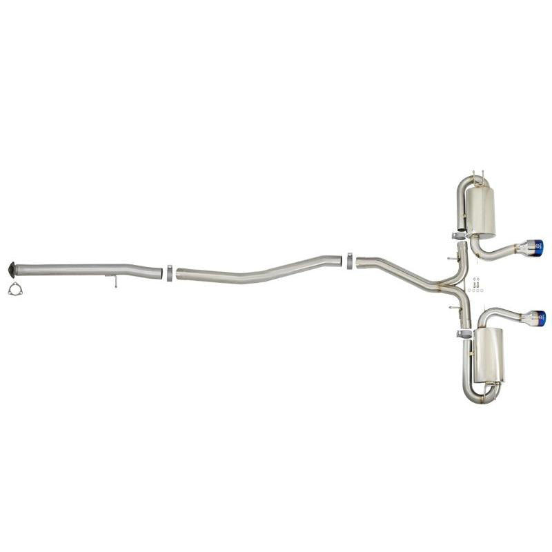 aFe Takeda 3in 304 SS Cat-Back Exhaust System w/ Blue Tips 2017 Honda Civic Si I4 1.5L (t)-SR1 Performance