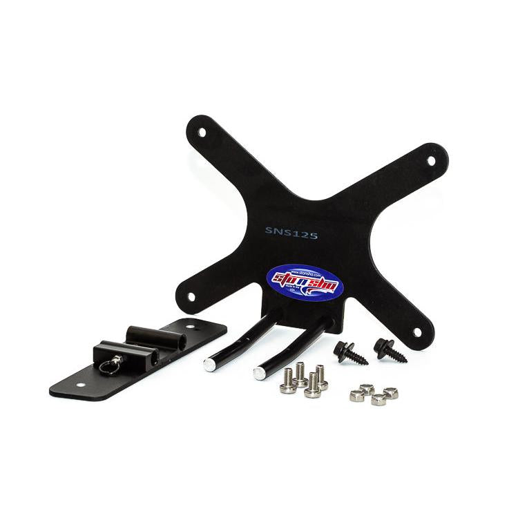 17-19 Fiat 124 Spider License Plate Frame Bracket-SR1 Performance