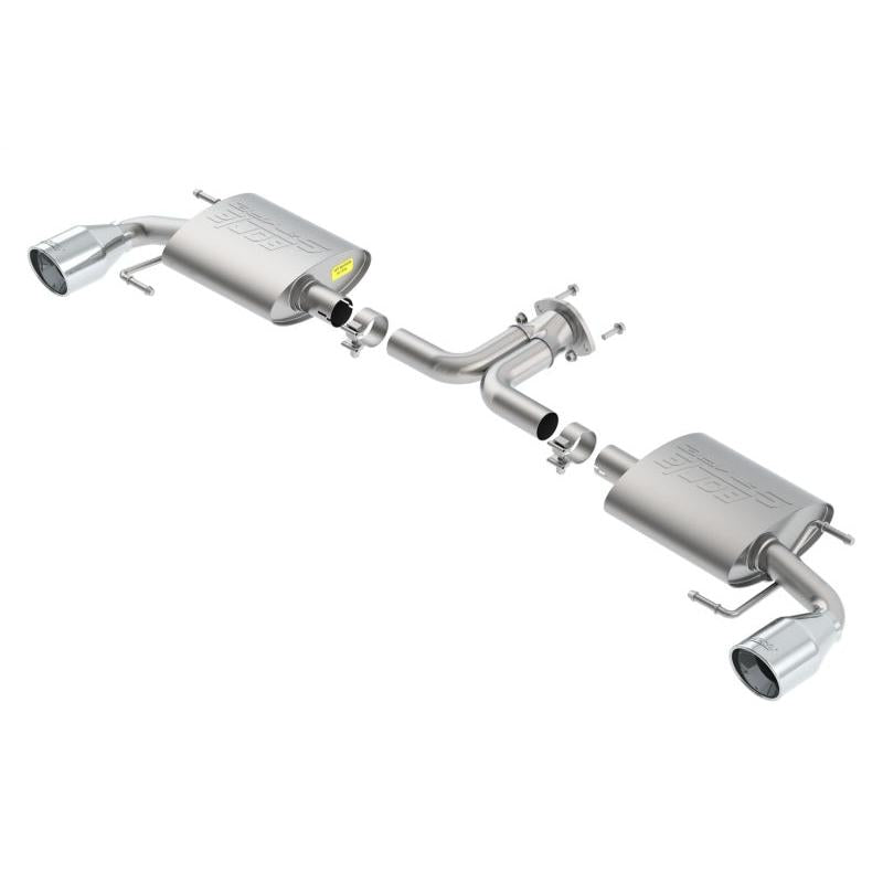 Borla 14-16 Mazda 3 2.0/2.5L AT/MT FWD S-Type Cat-Back Exhaust Single Split Rear Exit