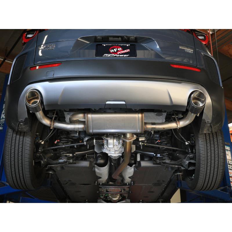 aFe 2023+ Mazda CX-50 Takeda 2.5in 304 SS Axle-Back Exhaust System w/ Carbon Fiber Tips