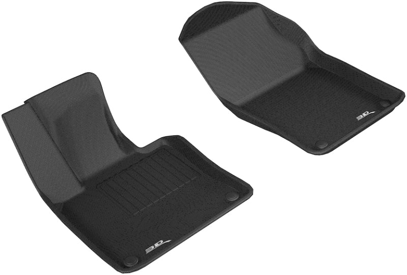 3D MAXpider 2017-2019 Volvo S90/V90 Kagu 1st Row Floormat - Black-SR1 Performance