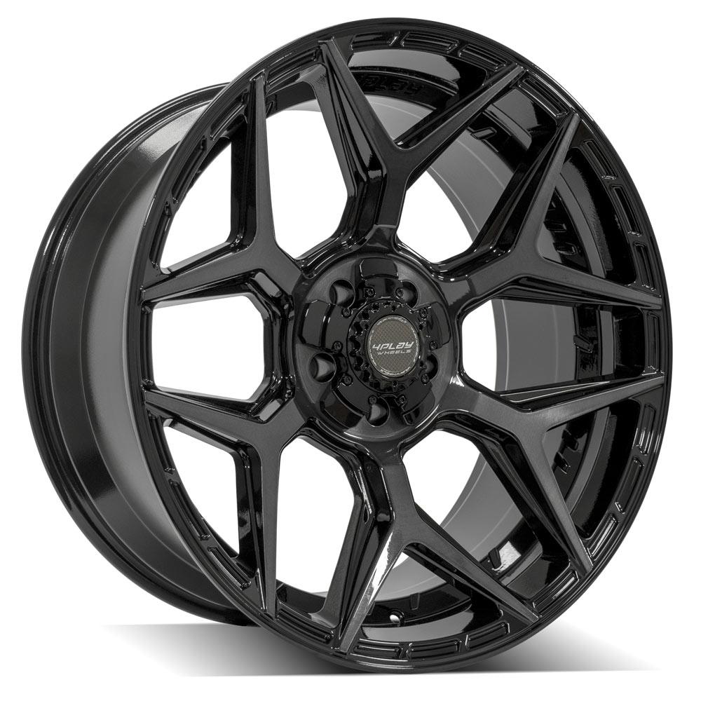 4PLAY Gen3 4P06 22x10 5x5" & 5x5.5" -18et in Brushed Black-SR1 Performance