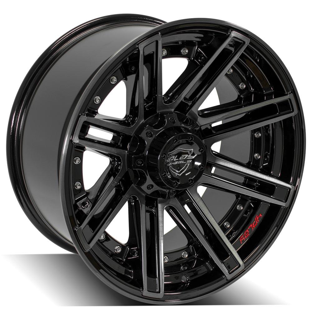 4PLAY Gen2 4P08 20x10 6x135mm & 6x5.5" -18et in Brushed Black-SR1 Performance
