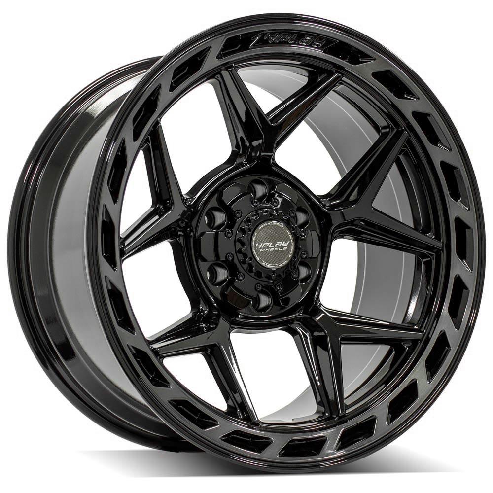 4PLAY Gen3 4P55 20x10 6x135mm & 6x5.5" -18et in Brushed Black-SR1 Performance