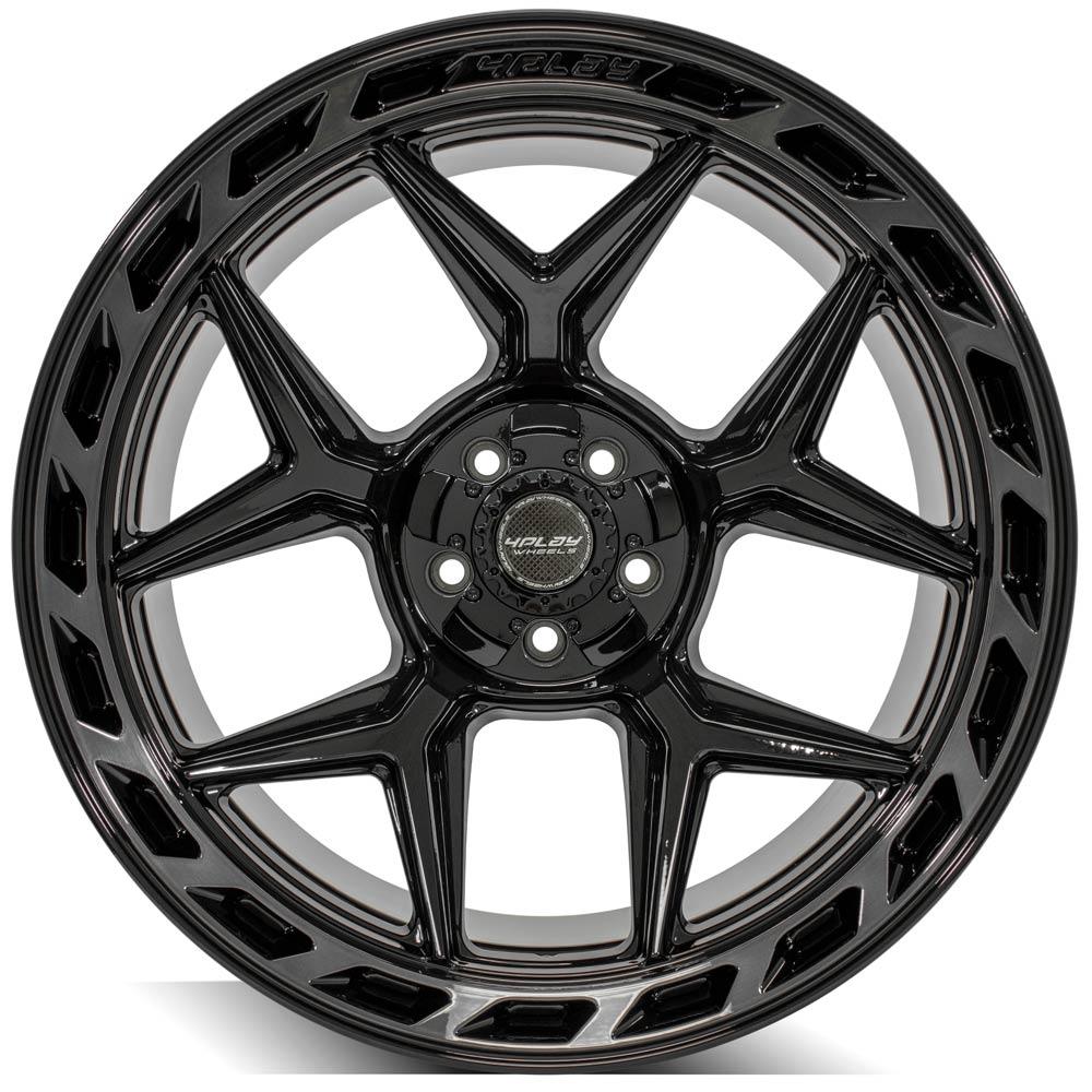 4PLAY Gen3 4P55 22x12 5x5" & 5x5.5" -44et in Brushed Black-SR1 Performance