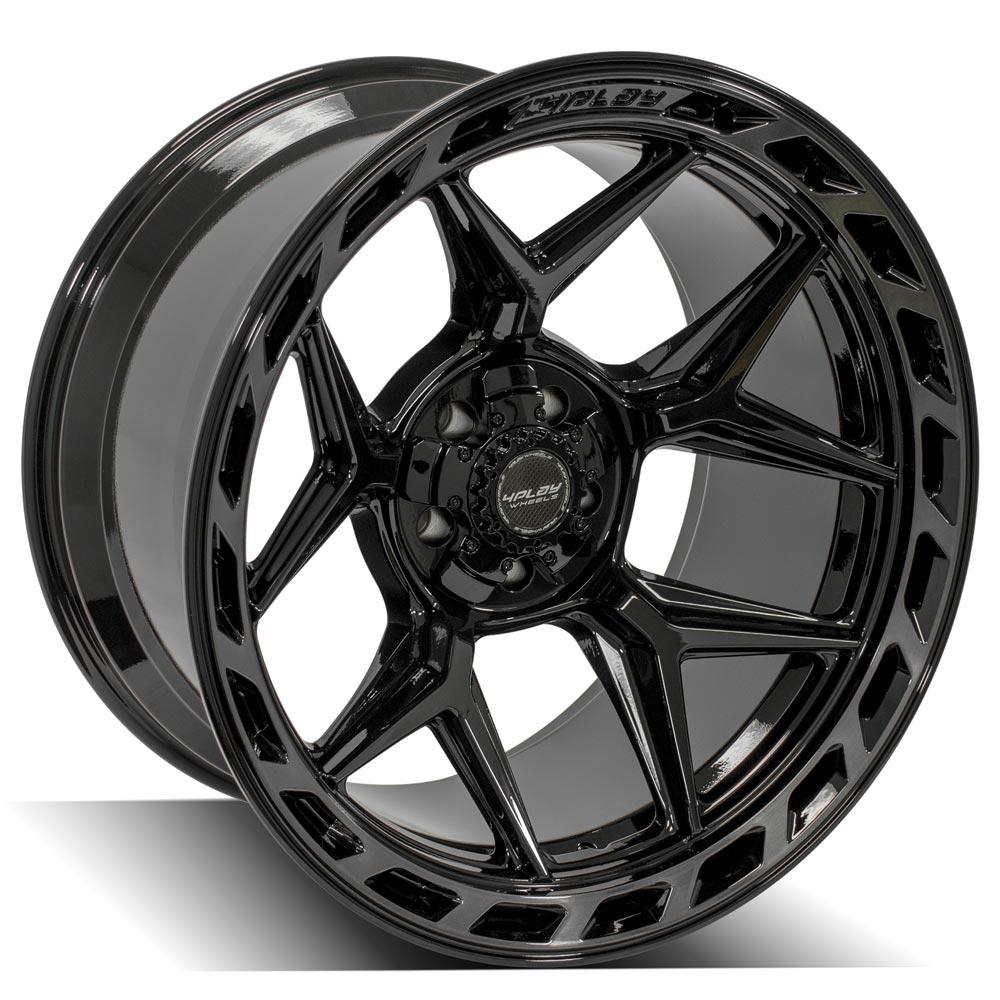 4PLAY Gen3 4P55 22x12 5x5" & 5x5.5" -44et in Brushed Black-SR1 Performance