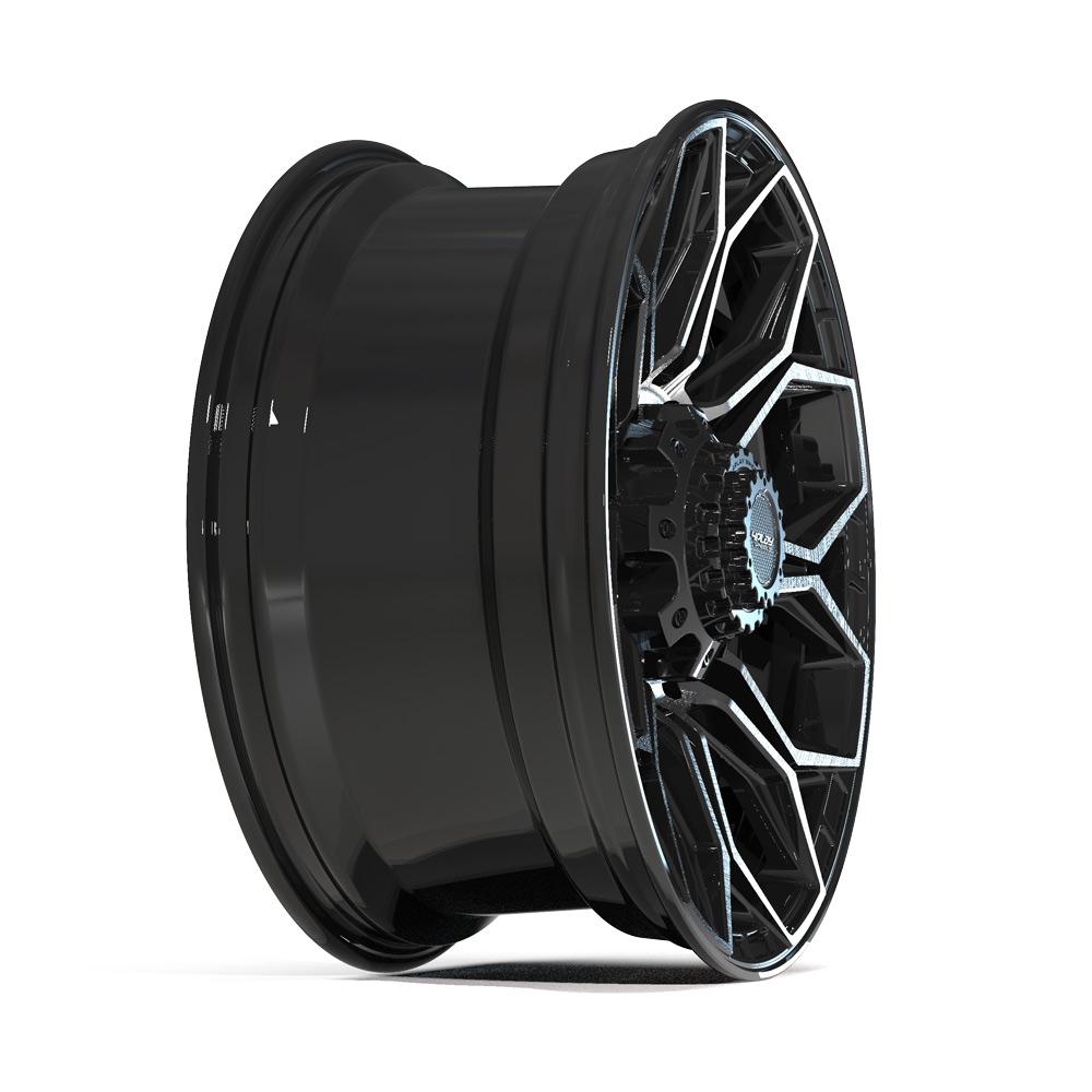 4PLAY Gen3 4P83 20x9 8x170mm +0et in Brushed Black-SR1 Performance