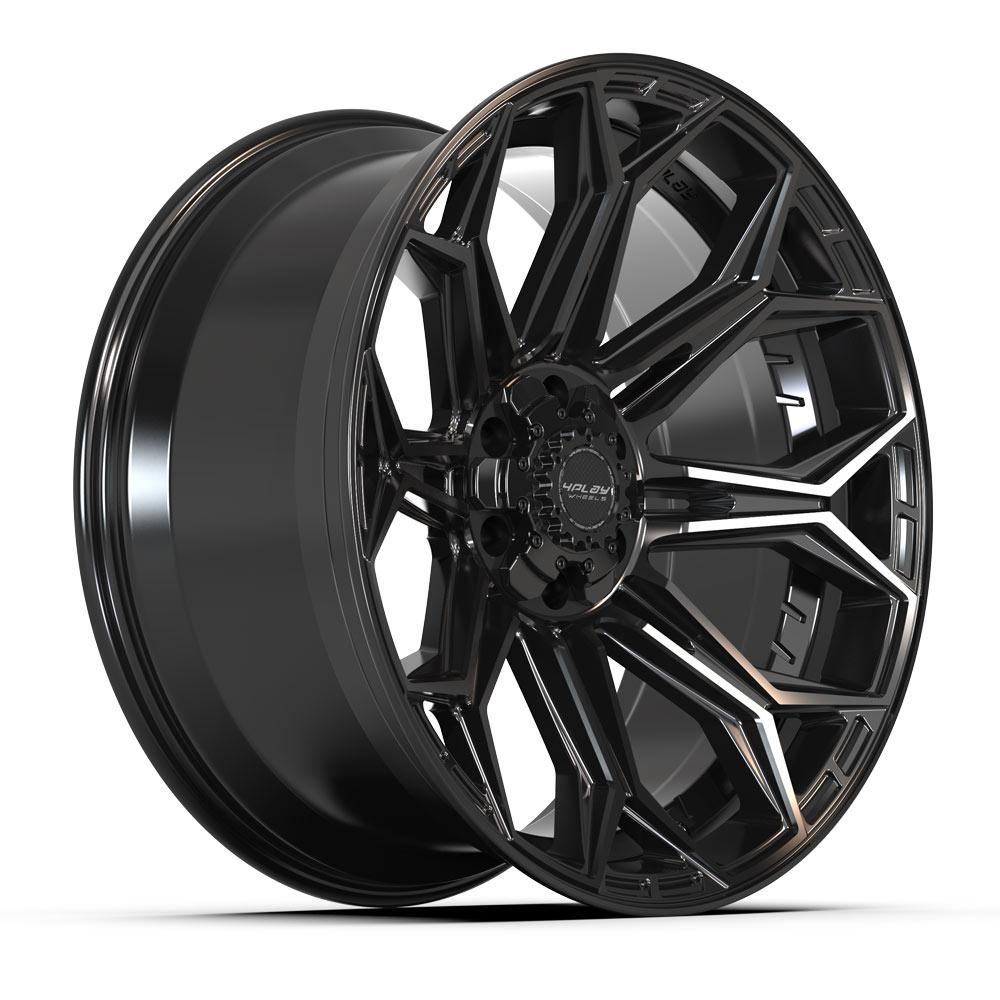 4PLAY Gen3 4P83 22x10 6x5.5 & 6x135mm -18et in Gloss Black-SR1 Performance
