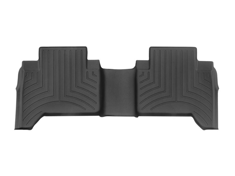 WeatherTech DigitalFit Rear FloorLiner for Toyota Tacoma Double Cab – Black, Part 448722