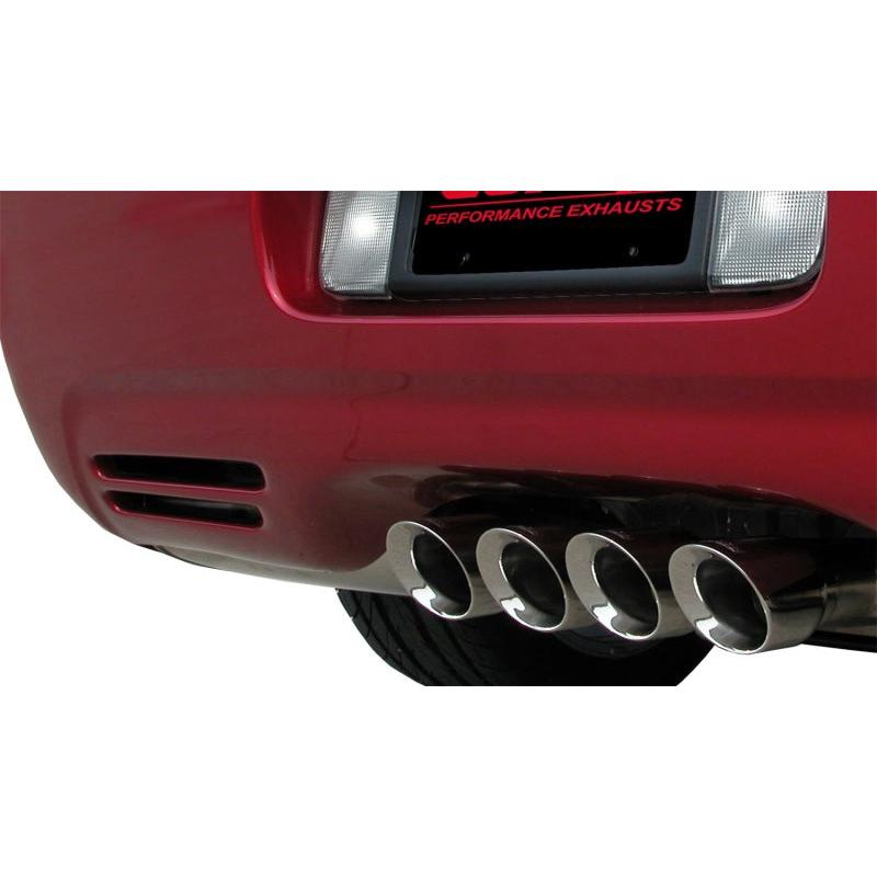 Corsa 1997-2004 Chevrolet Corvette C5 Z06 5.7L V8 Polished Sport Axle-Back Exhaust