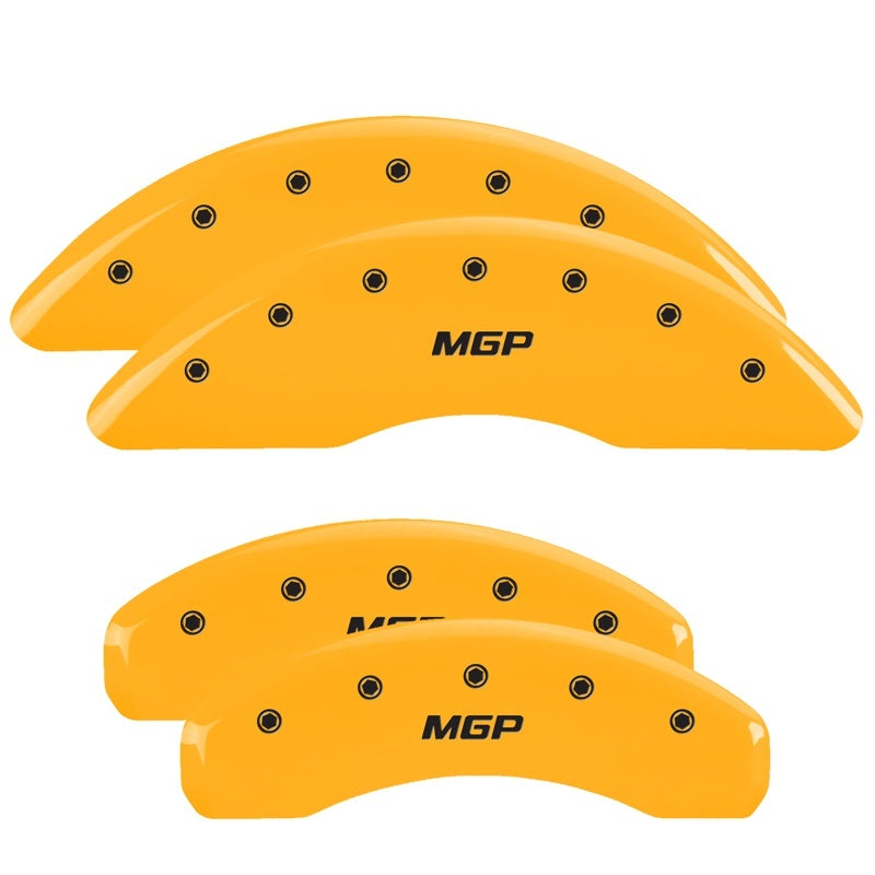 MGP 4 Caliper Covers for 2019-2024 Ram 1500 * Yellow Finish with Engraved MGP Logo