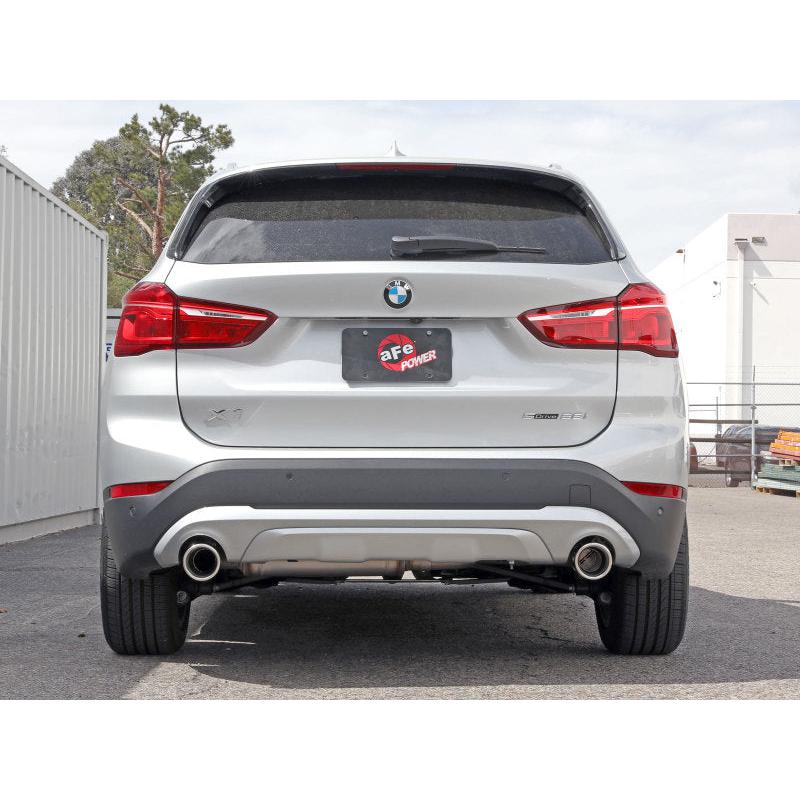 aFe 15-21 BMW X1 F48 L4 2.0L (t) MACH Force-Xp 3 to 2-1/2 IN SS Axle-Back Exhaust w/Polished Tip-SR1 Performance