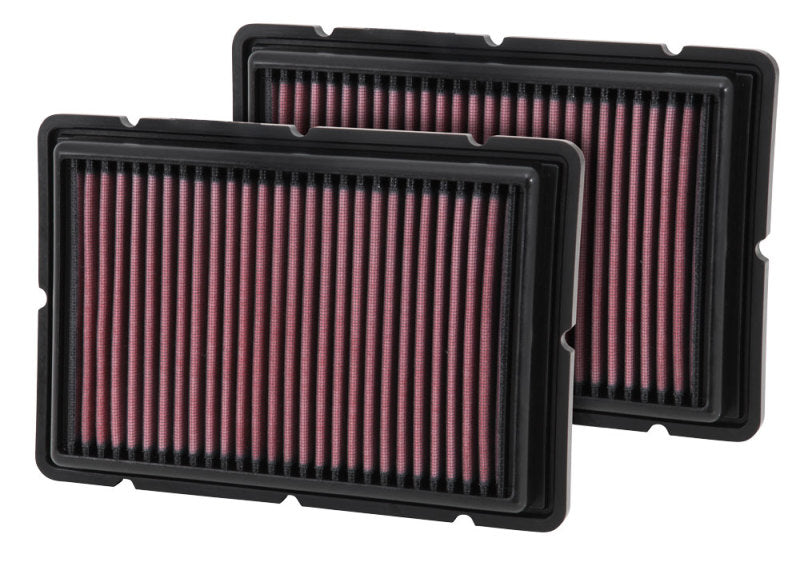 K&N Replacement Air Filter 05-09 Ferrari F360 11.125in O/S Length x 7.625 O/S Width x 1.313in H-SR1 Performance