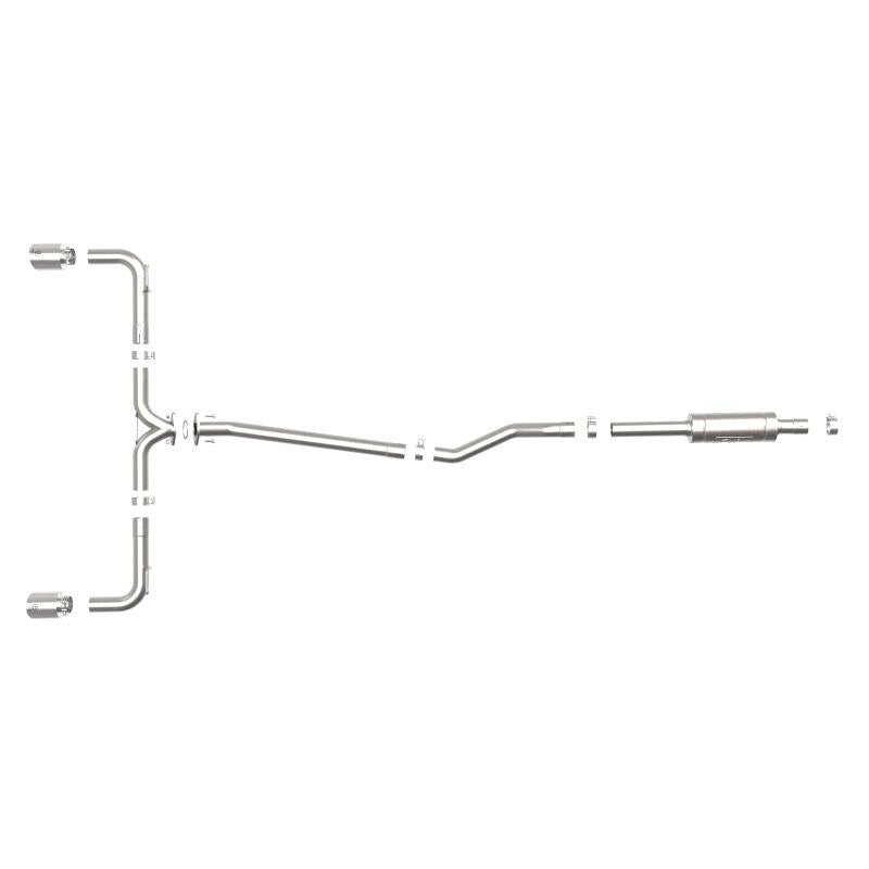 aFe Takeda 2-1/2in 304 SS Cat-Back Exhaust w/ Polished Tips 14-18 Mazda 3 L4 2.0L/2.5L-SR1 Performance