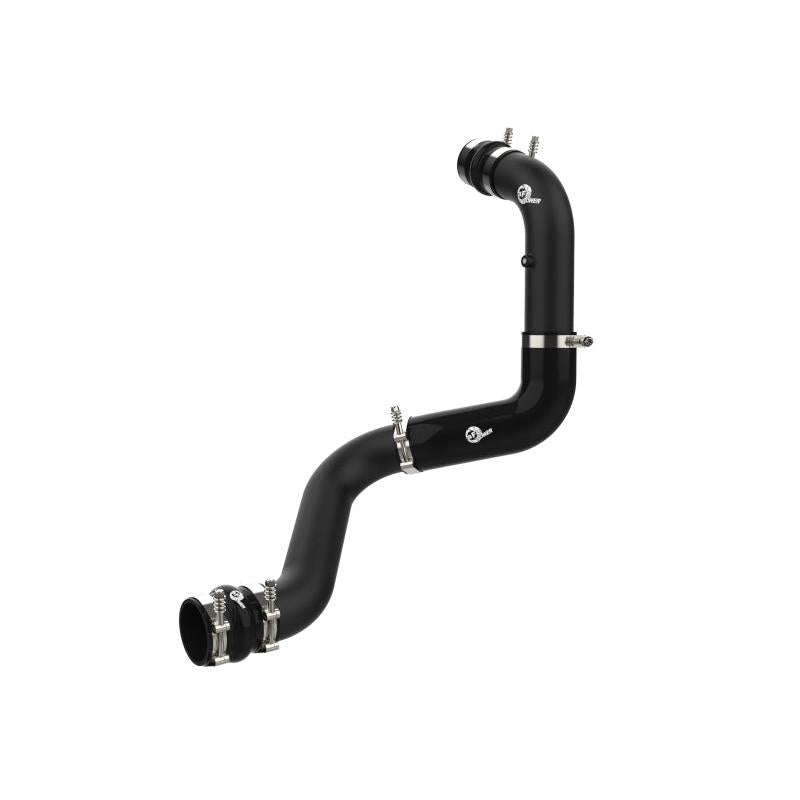 aFe 20-23 GM Diesel Trucks V8 6.6L L5P BladeRunner 3in Aluminum Hot Charge Pipe - Black