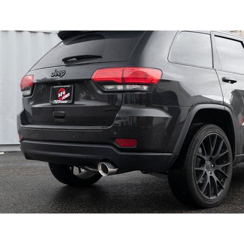 aFe Large Bore HD 3in 304 SS Cat-Back Exhaust w/ Polished Tips 14-19 Jeep Grand Cherokee V6-3.6L