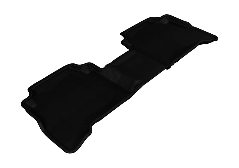 3D MAXpider 2011-2013 Kia Sorento 7-Seats Kagu 2nd Row Floormats - Black-SR1 Performance