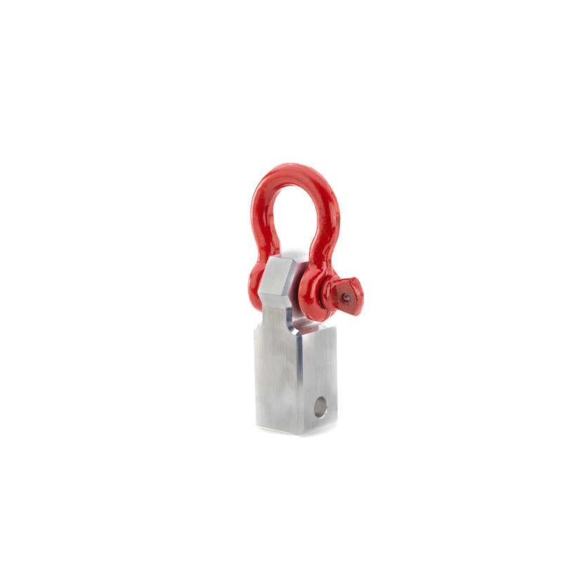 Weigh Safe Red Aluminum Body Hard Shackle Hitch for Towing and Recovery