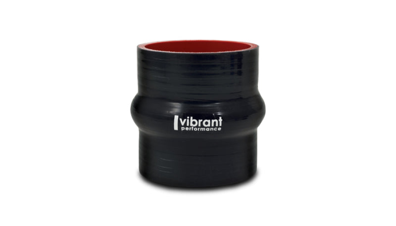 Vibrant Silicone  Hump Hose Coupler 1.625in ID x 3.00in Long - Black