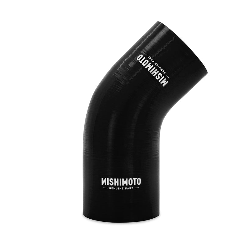 Mishimoto Silicone Reducer Coupler 45 Degree 3 inch to 3.25 inch - Black