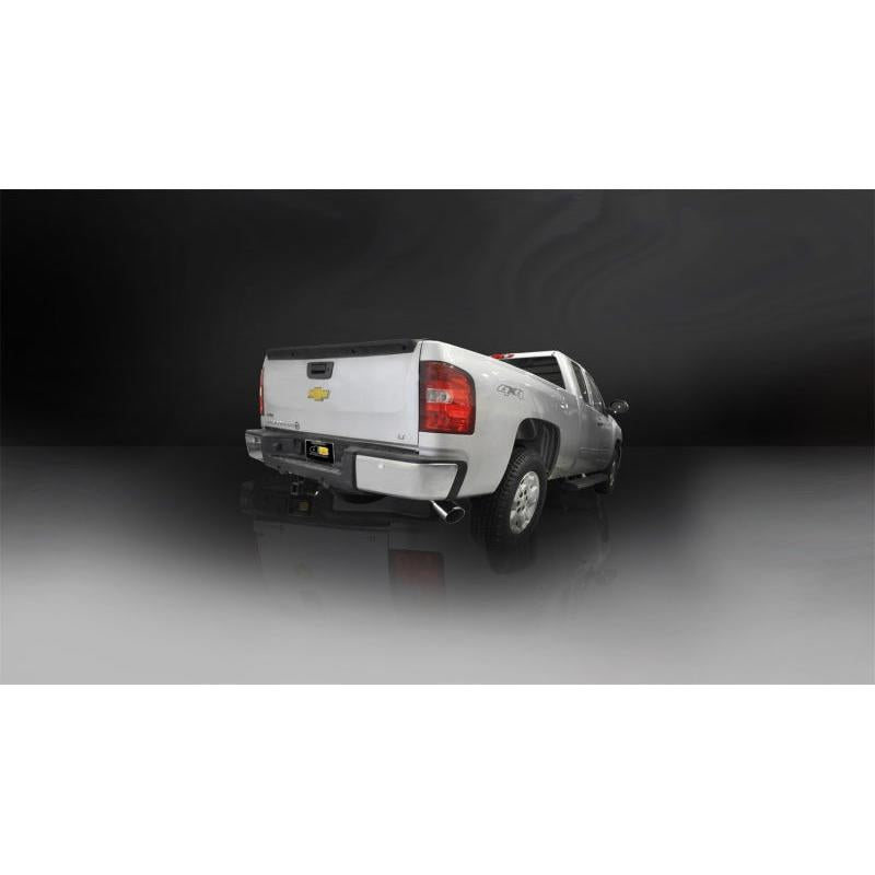 Corsa 2011-2013 Chevrolet Silverado Crew Cab/Short Bed 1500 6.2L V8 Polished Sport Cat-Back Exhaust-SR1 Performance