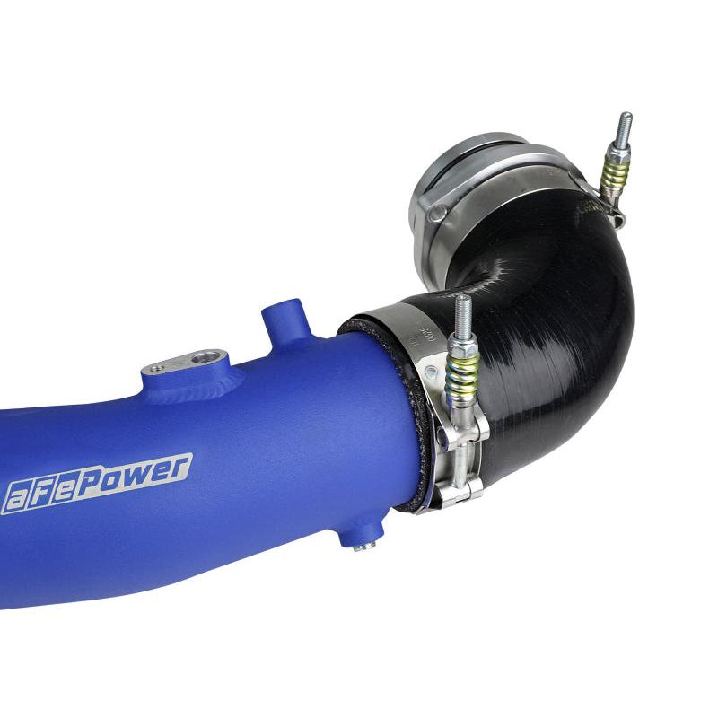 aFe 20-21 BMW Z4 M40i (G29) L6-3.0L (t) B58 BladeRunner 2-1/2in to 3in  Hot-Side Charge Pipe - Blue