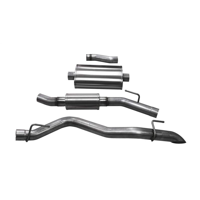 Corsa 2020-2024 Jeep Gladiator JT 3.0in Cat-Back Touring Single Side Exit w/ Turn Down Tip-SR1 Performance