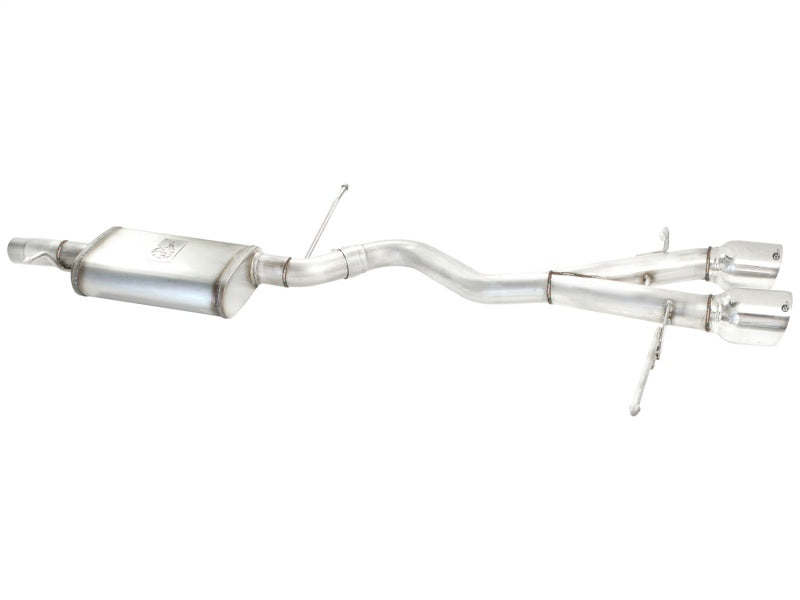 aFe MACHForce XP 2-1/2in SS-304 Cat-Back Exhausts w/ Polished Dual Tips 2008 VW Golf R32 V6-3.2L MKV-SR1 Performance