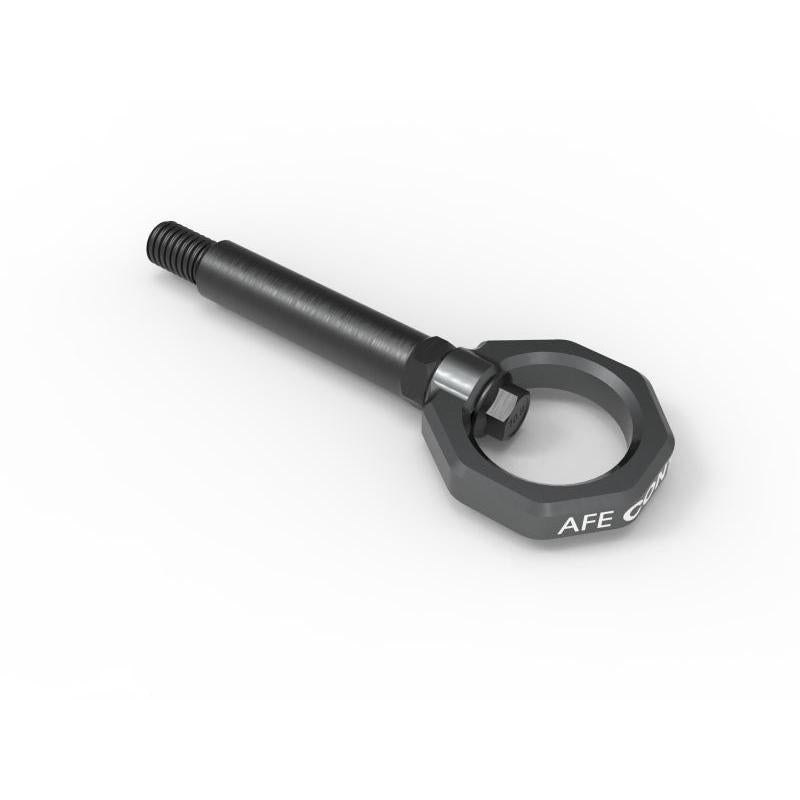 aFe Control Rear Tow Hook Grey BMW F-Chassis 2/3/4/M-SR1 Performance