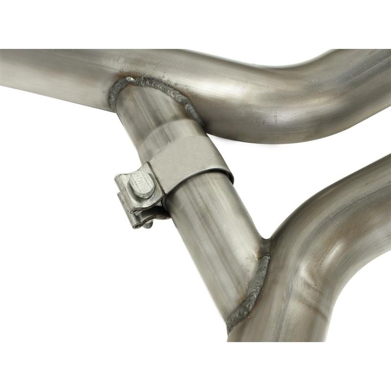 aFe MACHForce XP Exhaust 2.5in Stainless Steel CB/10-13 Chevy Camaro V6-3.6L (td) (polished tip)-SR1 Performance