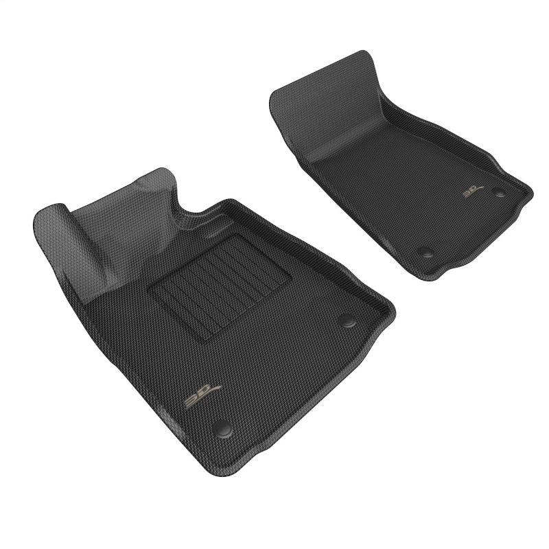 3D MAXpider 22-24 Nissan Z Kagu Black Floor Mat - Row 1-SR1 Performance