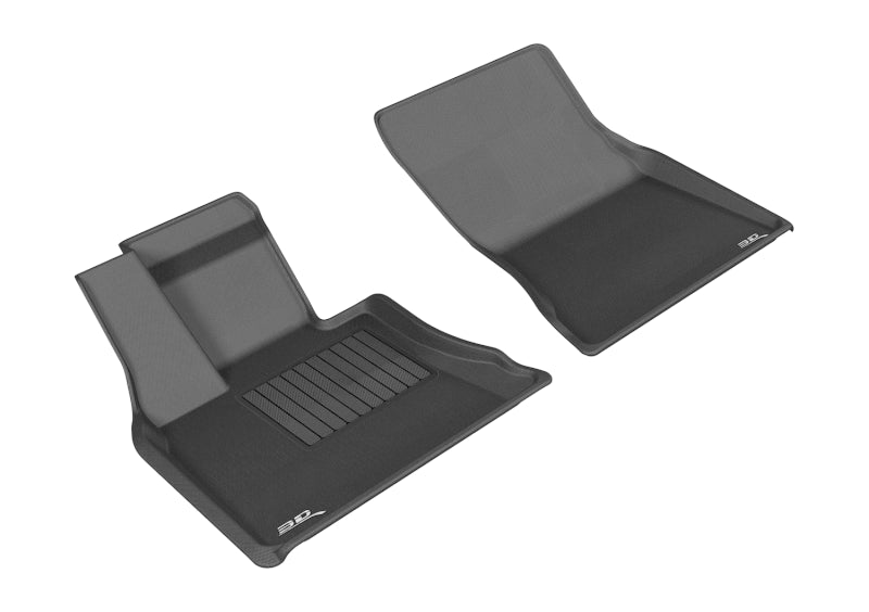 3D MAXpider 2014-2019 BMW X5/X6 F15/F16 Kagu 1st Row Floormat - Black-SR1 Performance