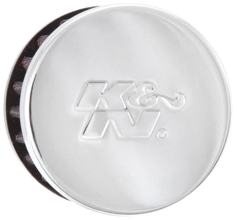 K&N 1in Flange ID x 2in OD x 1.5 inch H Rubber Base Crankcase Vent Filter-SR1 Performance