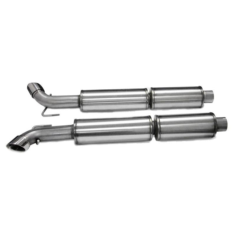 Corsa 2003-06 Dodge Viper 8.3L Polished Sport Cat-Back Exhaust (3in Inlet for Use w/ Hi-Flow Conv.)