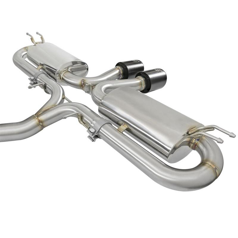 aFe Takeda 3in 304 SS Cat-Back Exhaust w/ Dual Center Black Tips 17+ Honda Civic Si (2dr) I4 1.5L-SR1 Performance