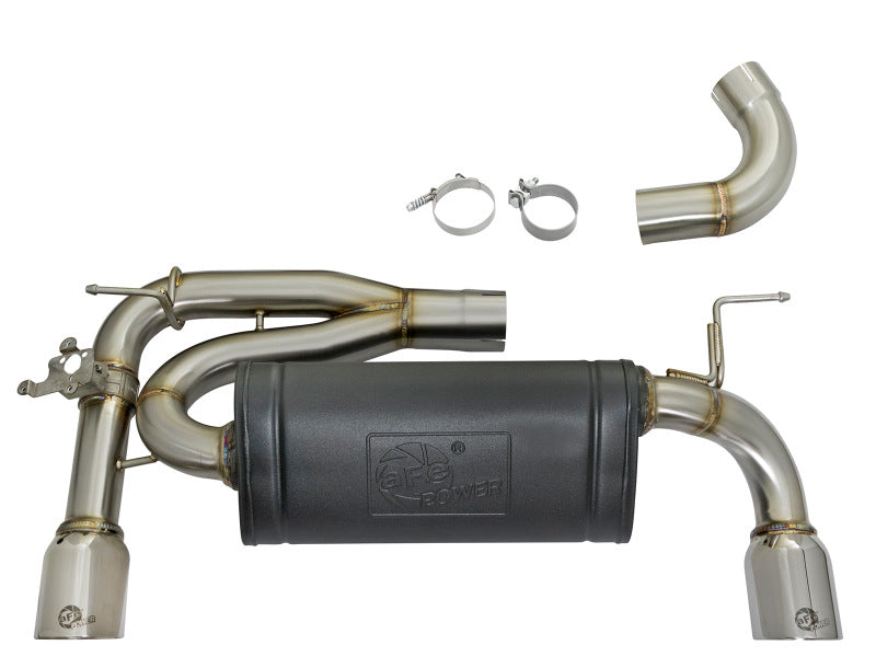 aFe MACHForce XP Exhausts Axle-Back 12-15 BMW 335i 3.0T (SS w/Polished Tips)-SR1 Performance