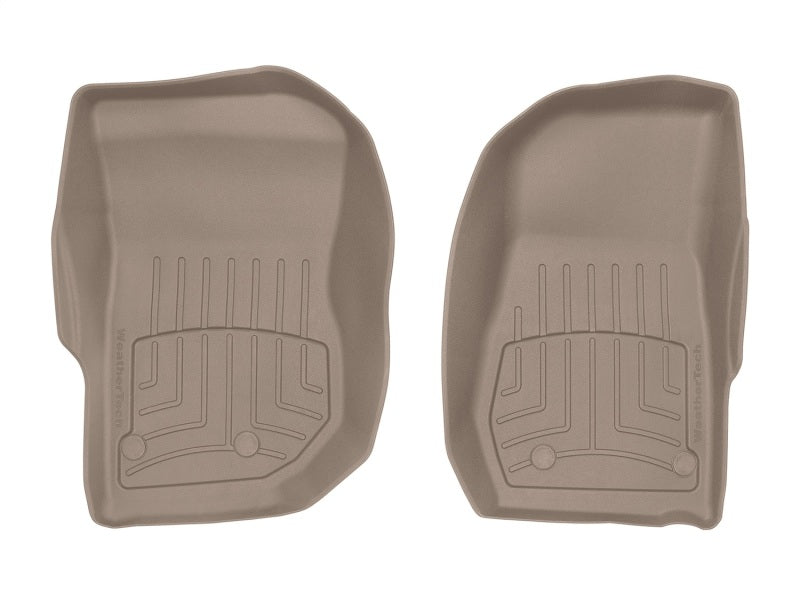 WeatherTech 14-17 Jeep Wrangler Front FloorLiner HP in Tan, Part #455731IM