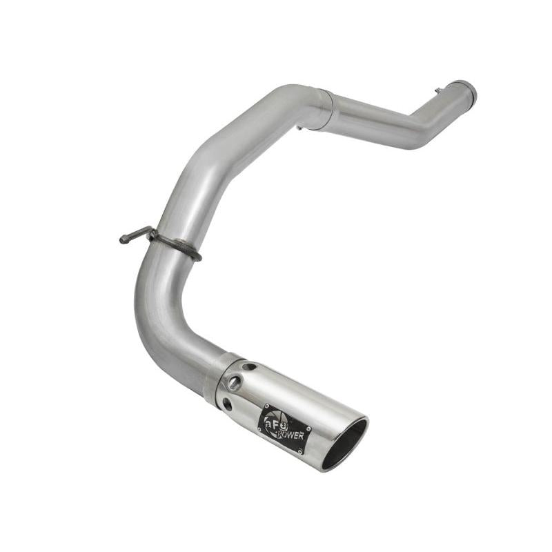 aFe LARGE Bore HD Exhausts 4in DPF-Back SS-409 2016 Nissan Titan XD V8-5.0L CC/SB (td)