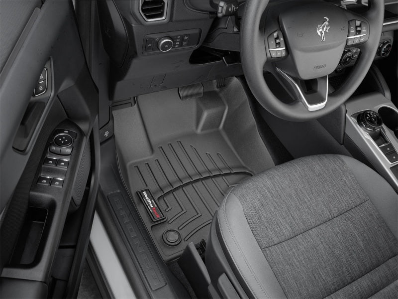 WeatherTech FloorLiner DigitalFit for Ford Bronco Sport & Maverick Front FloorLiner - Black