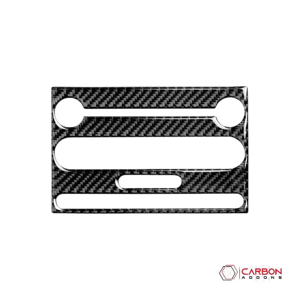 [4pcs] Real Carbon Fiber Infotainment Radio Trim Overlay | Ford Mustang 2005-2009 - carbonaddons Carbon Fiber Parts, Accessories, Upgrades, Mods
