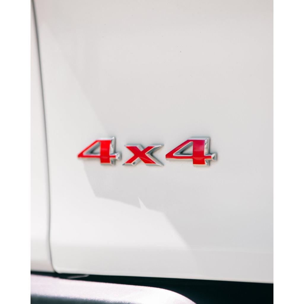 Red Jeep 4x4 decal
