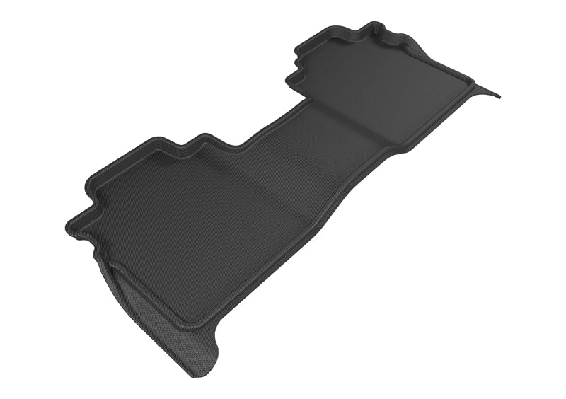 3D MAXpider 2016-2019 Nissan Titan Crew Cab Kagu 2nd Row Floormats - Black-SR1 Performance