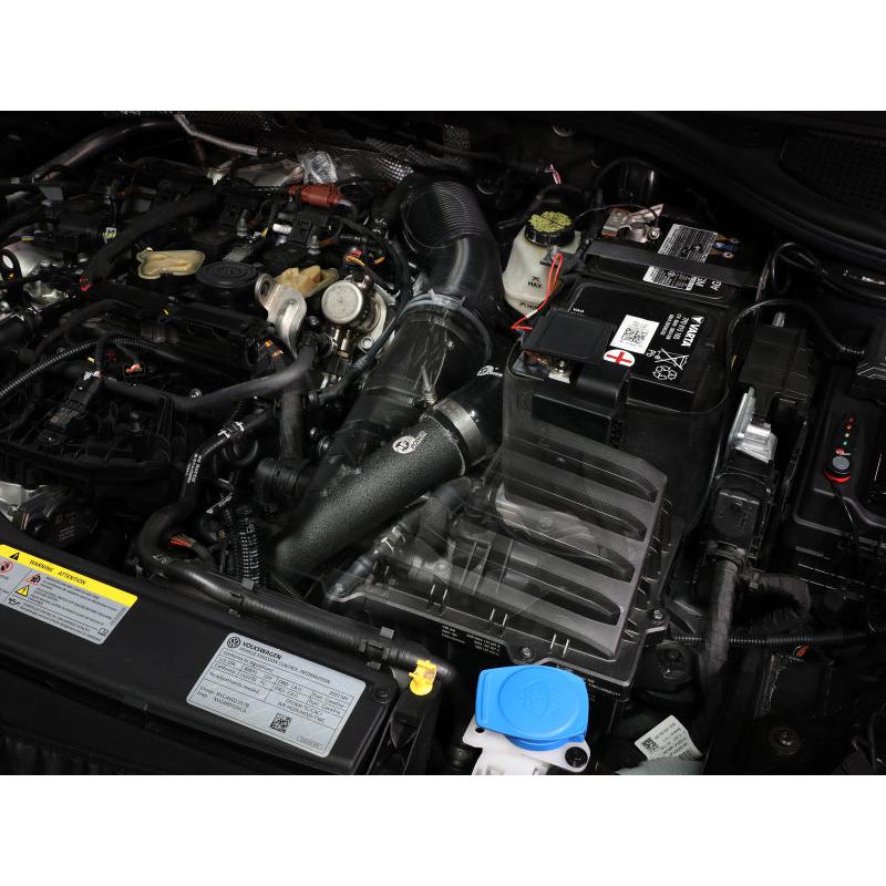 aFe Bladerunner 2.5in Aluminum Tube Hot Charge Pipe Black 2Volkswagen 22-23 GTI (MKVIII) L4-2.0L (t-SR1 Performance
