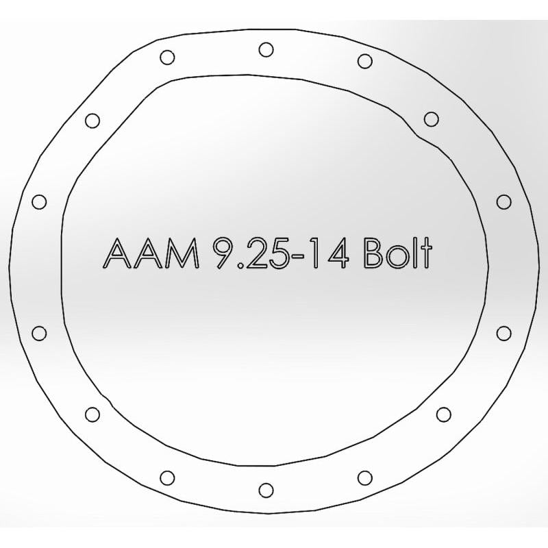 afe Front Differential Cover (Raw; Street Series); Dodge Diesel Trucks 03-12 L6-5.9/6.7L (td)-SR1 Performance