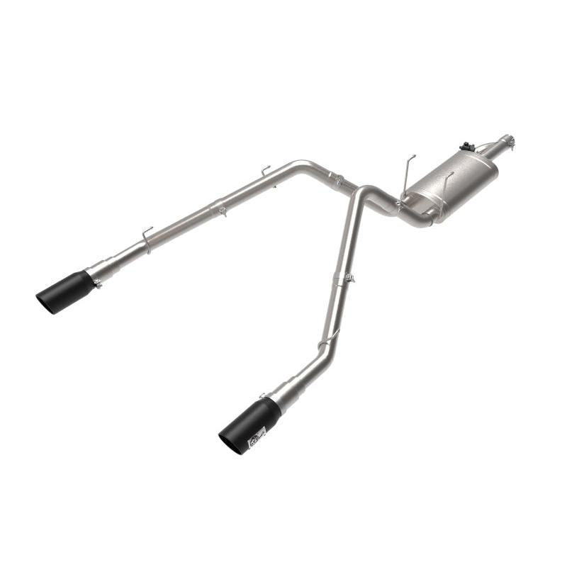 aFe 09-18 Ram 1500 V8 5.7L Hemi Gemini XV 3in 304 SS Cat-Back Exhaust w/ Black Tips-SR1 Performance